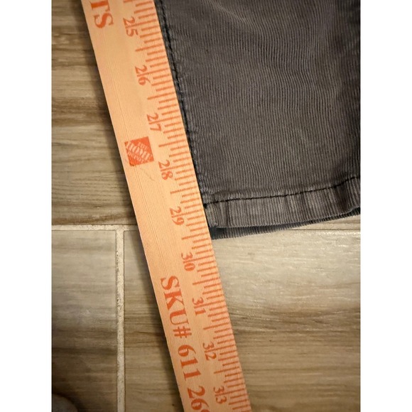 Free People Gray Corduroy Skinny Pants Low Rise Fine Wale 1855-16515125 Size 25 - Picture 5 of 5